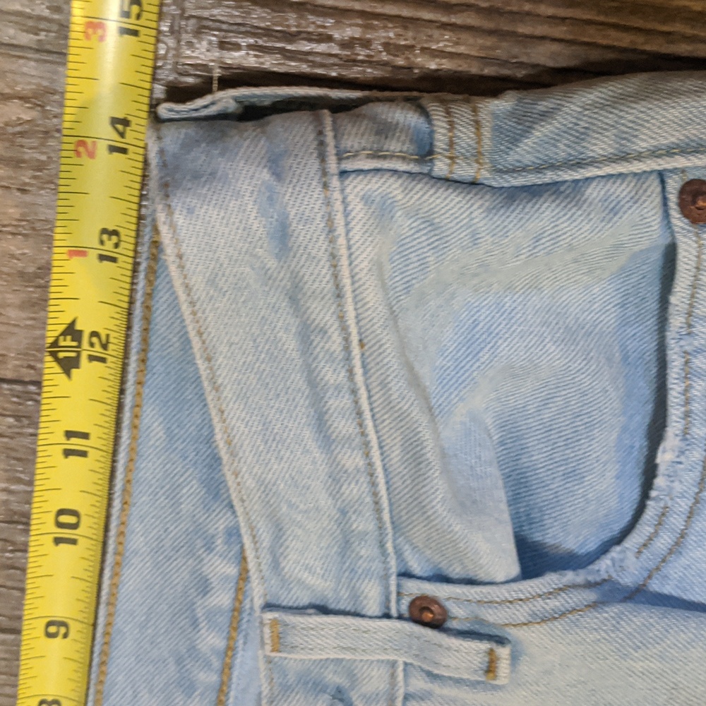 Levi's 501 High Rise Straight Jeans Size 27 - Picture 6 of 8